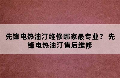 先锋电热油汀维修哪家最专业？ 先锋电热油汀售后维修